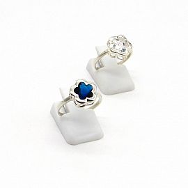 ANILLO FLOR PIEDRA /PLATA